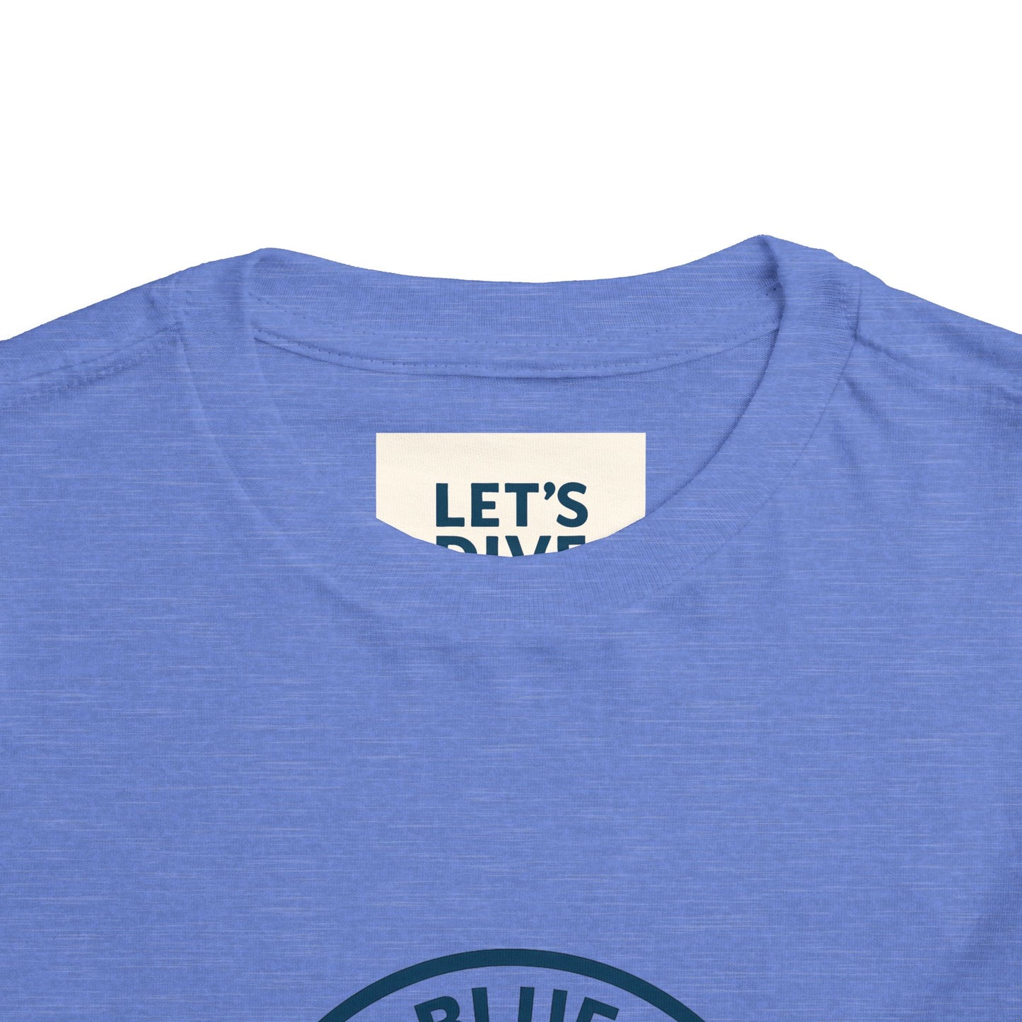 Big Blue Sea Toddler Tee - Cute Short Sleeve Shirt for Ocean Lovers
