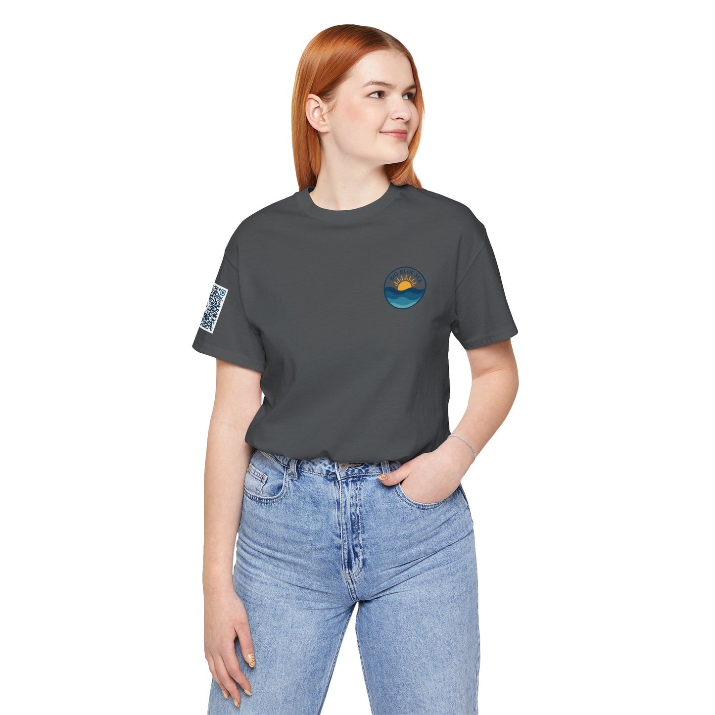Ocean Vibes Unisex Jersey Tee with Octopus Design