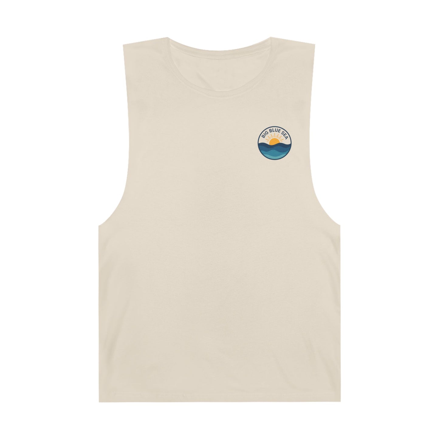 Unisex Big Blue Sea Tank - Relaxed Summer Vibe for Beach Lovers