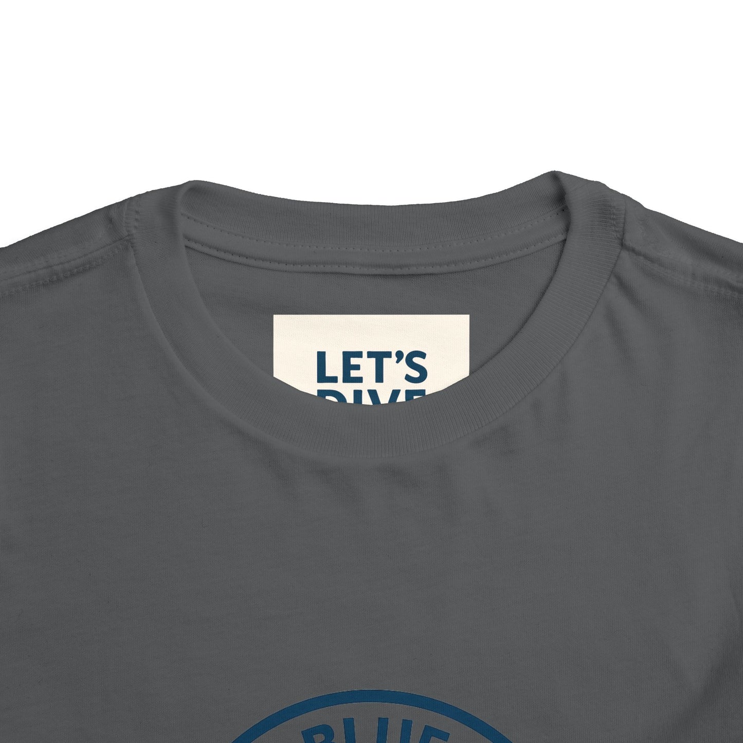Big Blue Sea Toddler Tee - Cute Short Sleeve Shirt for Ocean Lovers