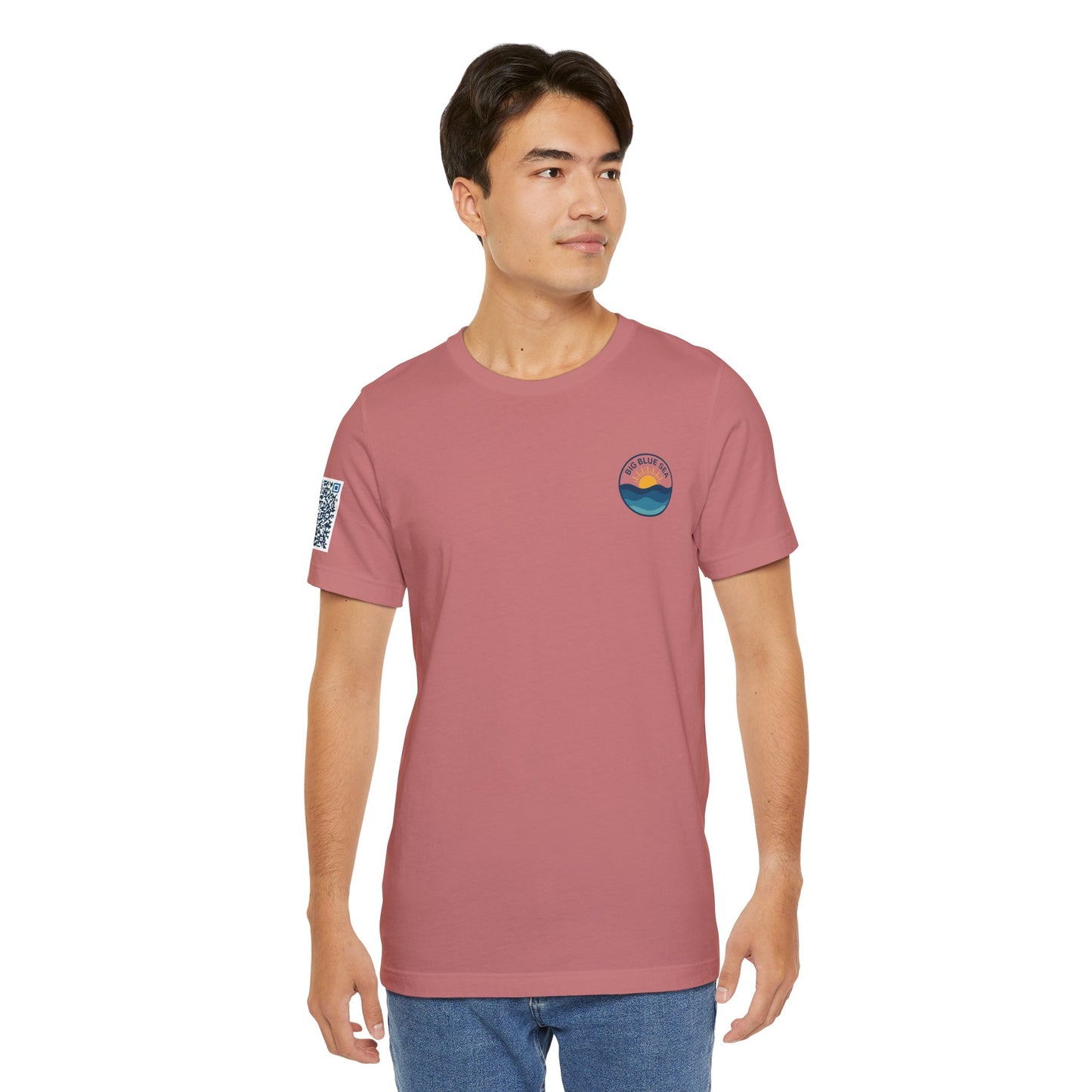 Ocean Vibes Unisex Jersey Tee with Octopus Design