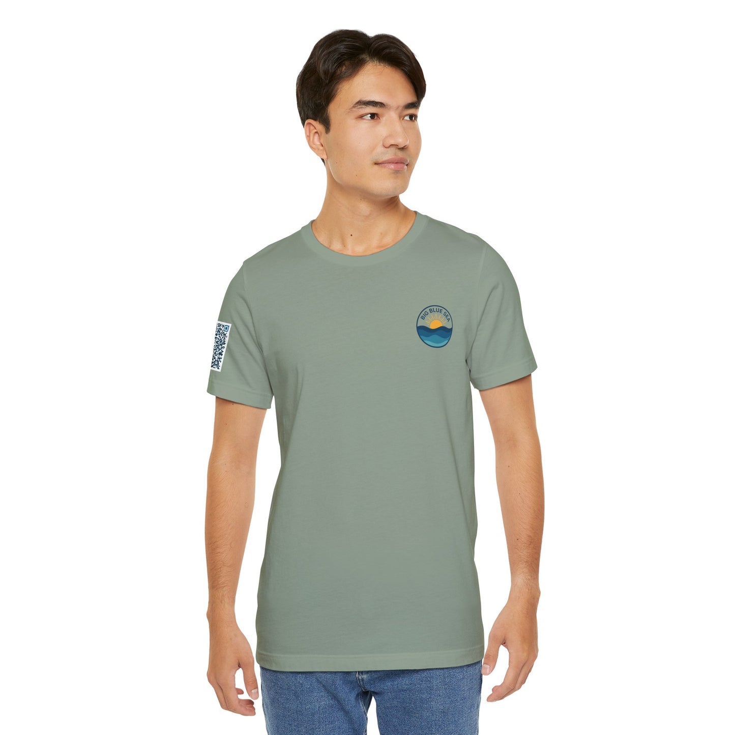 Ocean Vibes Unisex Jersey Tee with Octopus Design