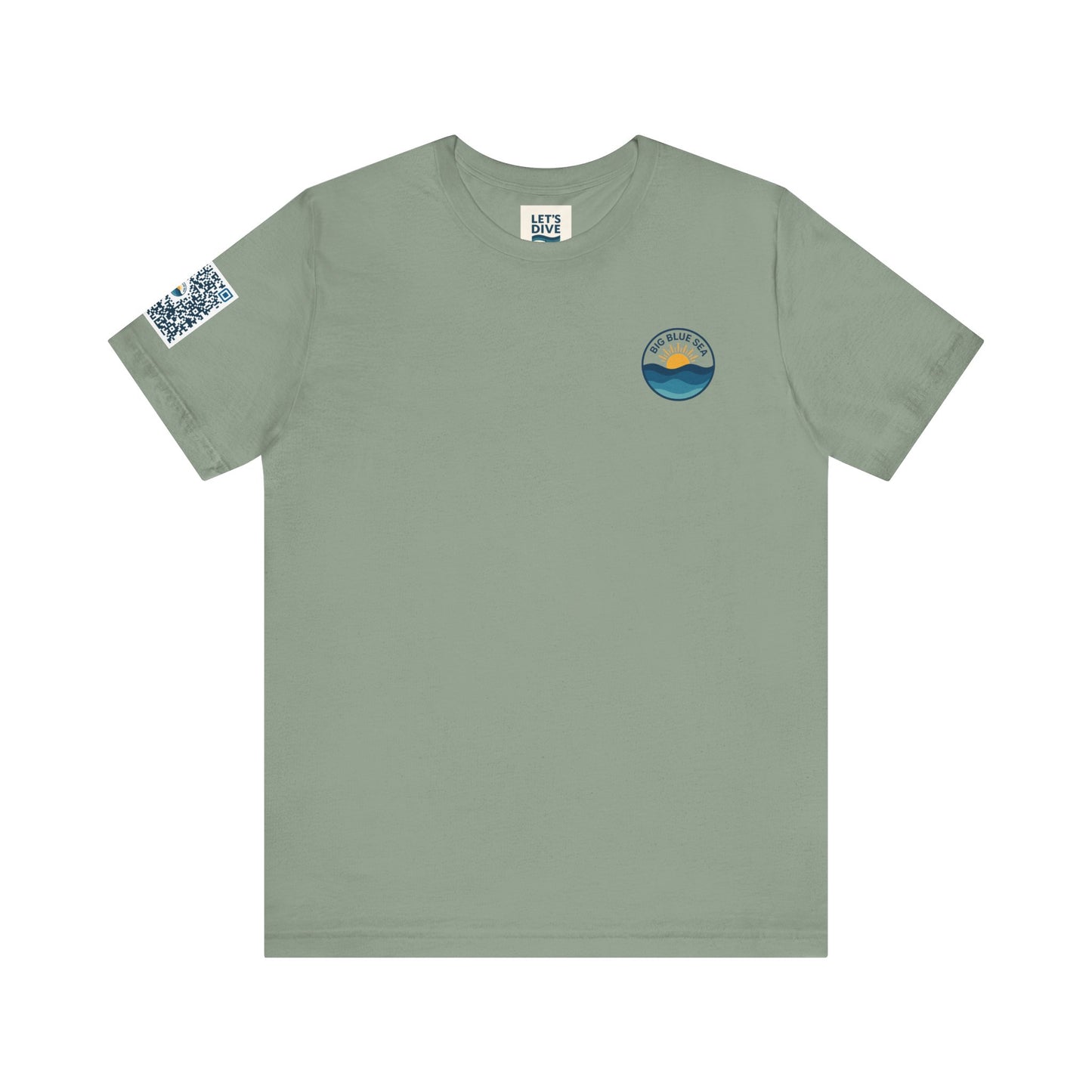 Ocean Vibes Unisex Jersey Tee with Octopus Design