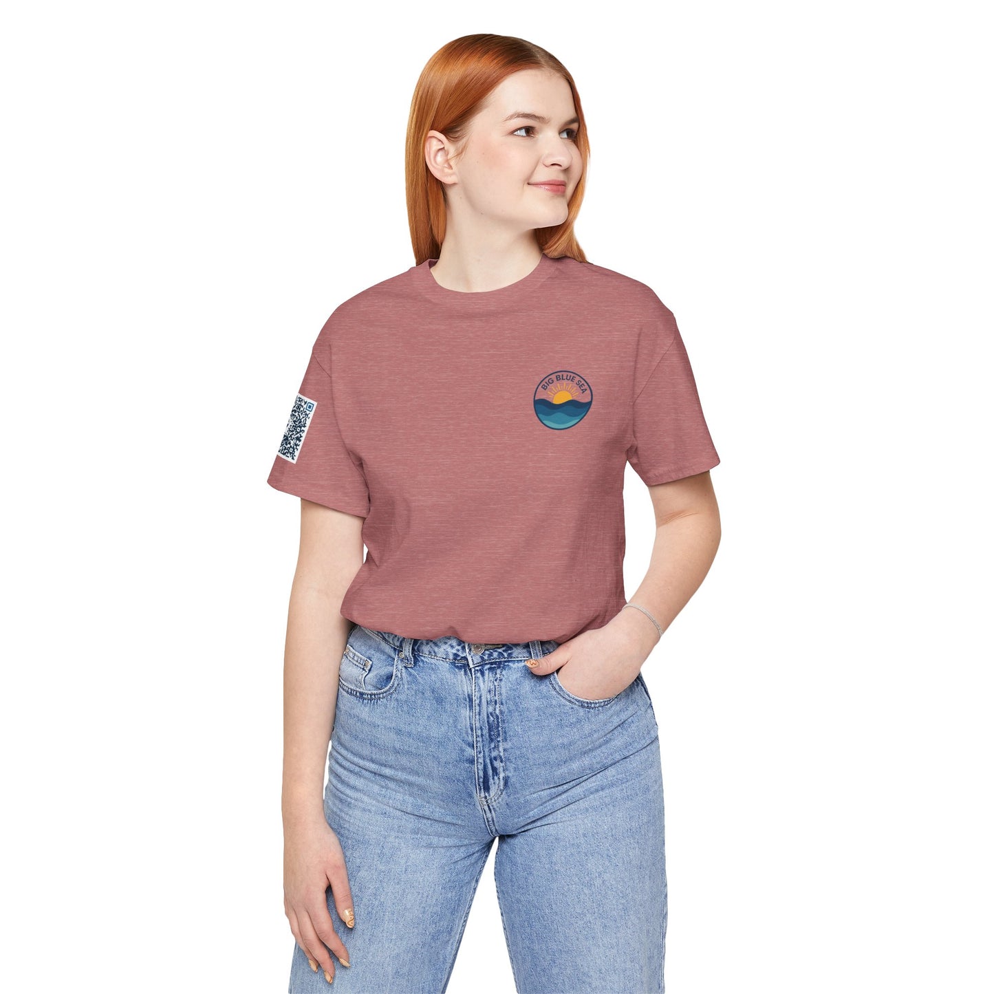 Ocean Vibes Unisex Jersey Tee with Octopus Design