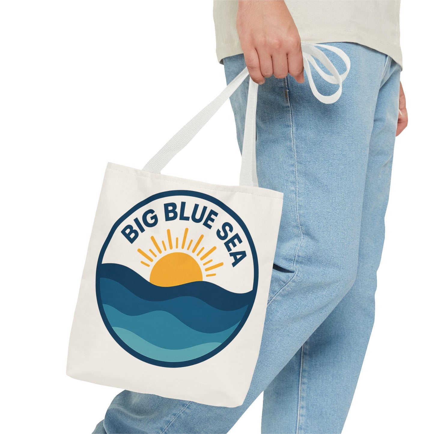 Eco-Friendly Ocean Awareness Tote Bag - Perfect for Beach Lovers