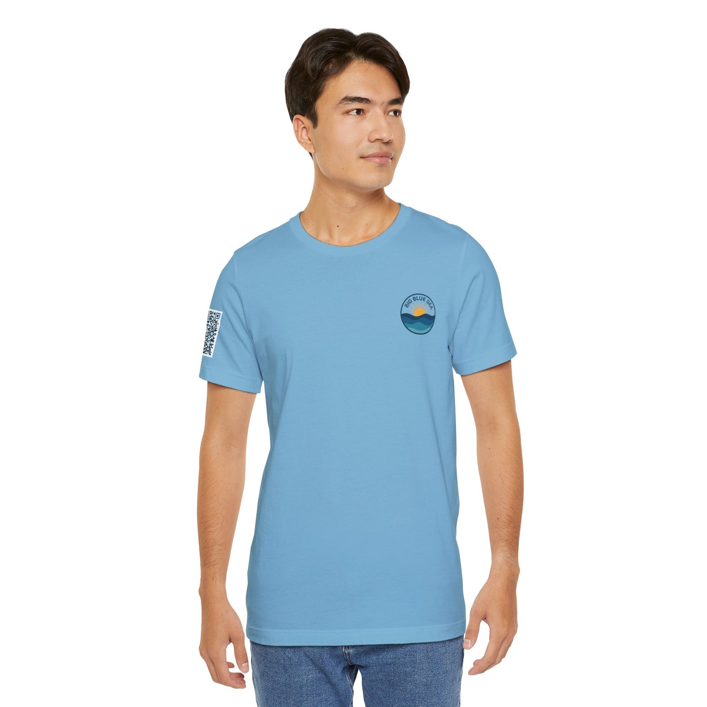 Ocean Vibes Unisex Jersey Tee with Octopus Design