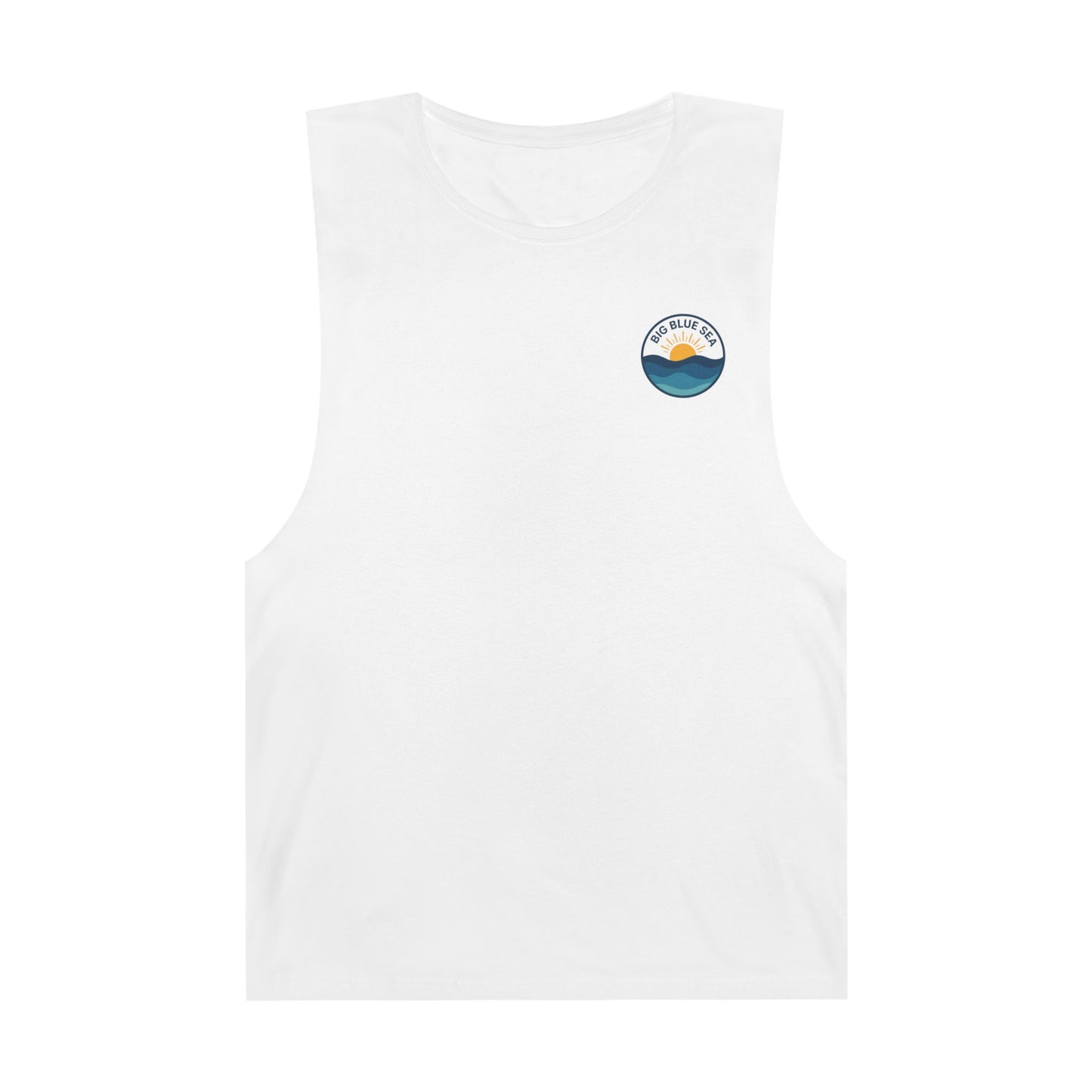 Unisex Big Blue Sea Tank - Relaxed Summer Vibe for Beach Lovers