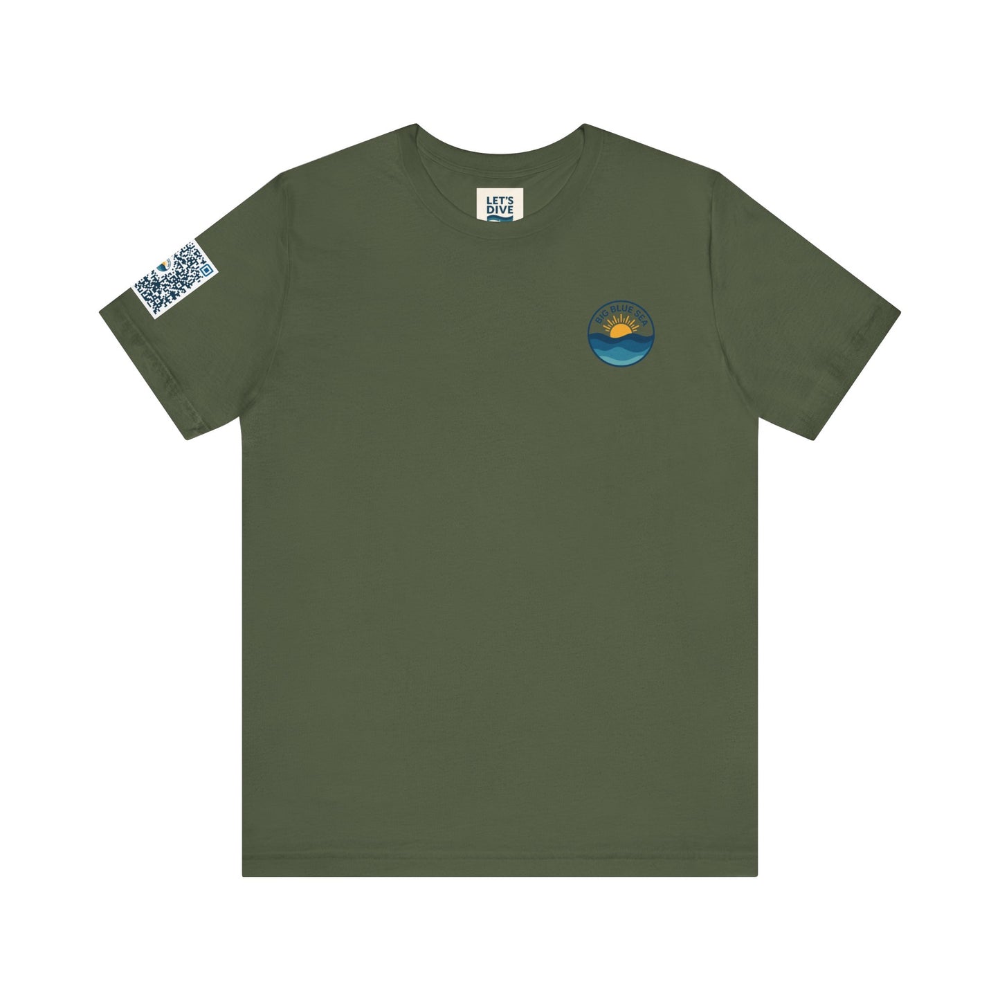 Ocean Vibes Unisex Jersey Tee with Octopus Design