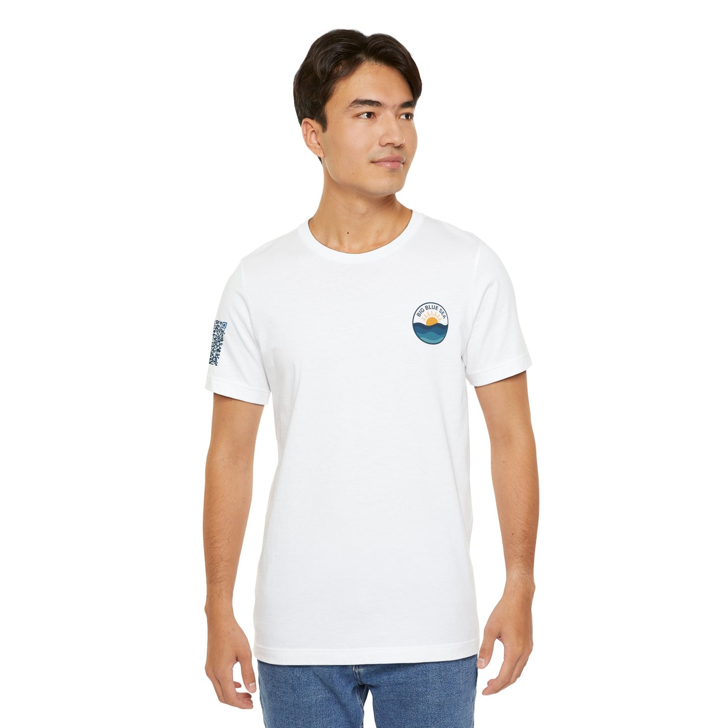 Ocean Vibes Unisex Jersey Tee with Octopus Design