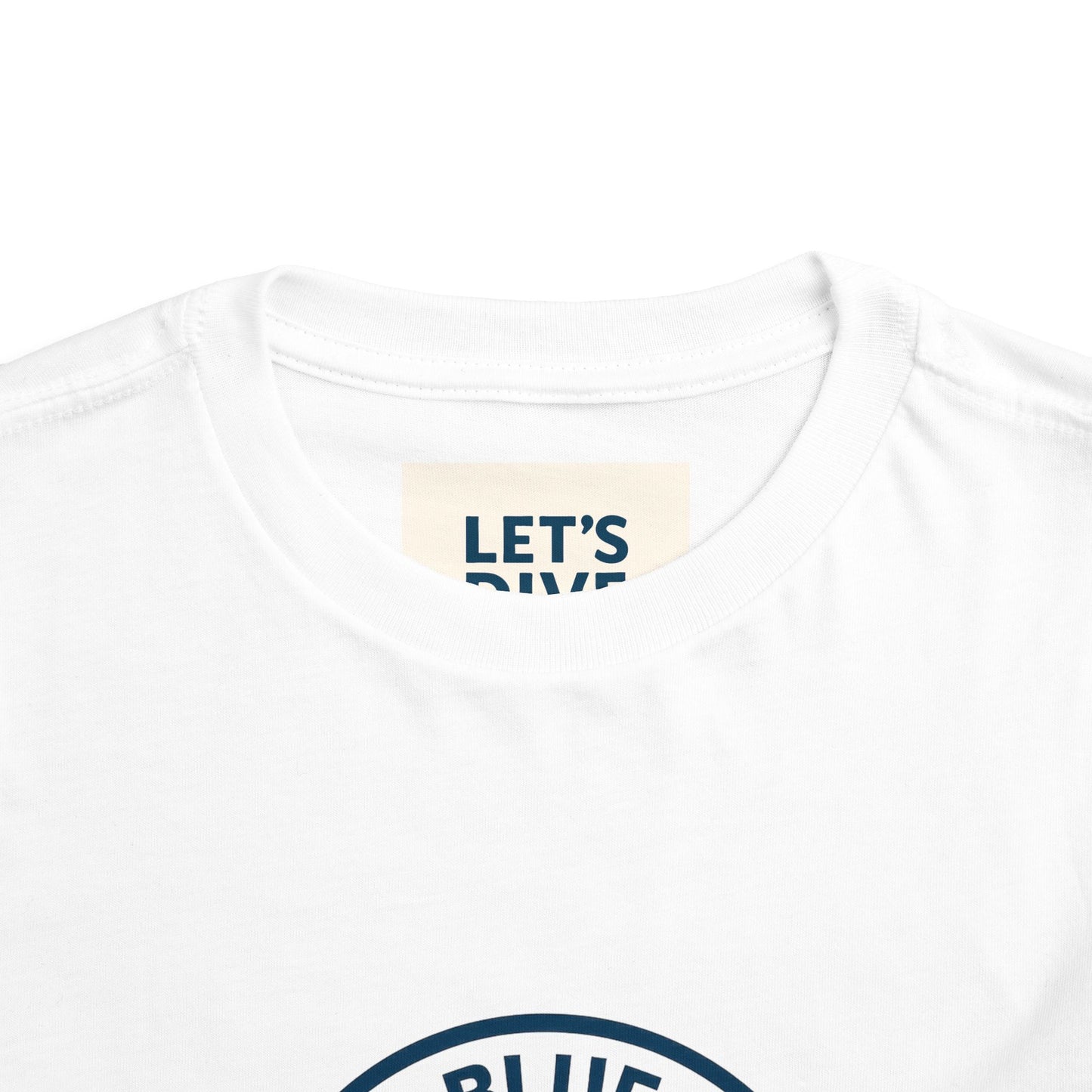Big Blue Sea Toddler Tee - Cute Short Sleeve Shirt for Ocean Lovers