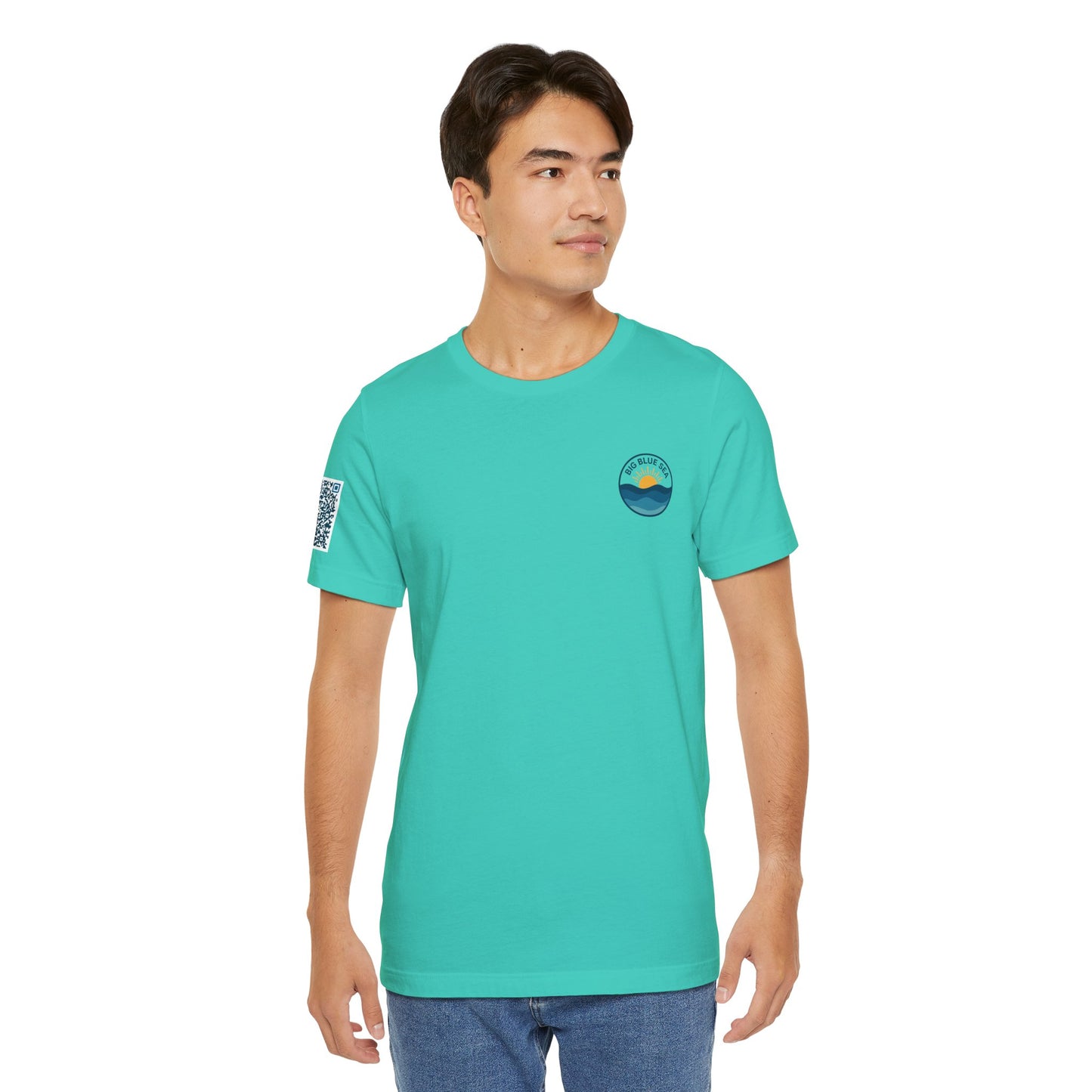 Ocean Vibes Unisex Jersey Tee with Octopus Design