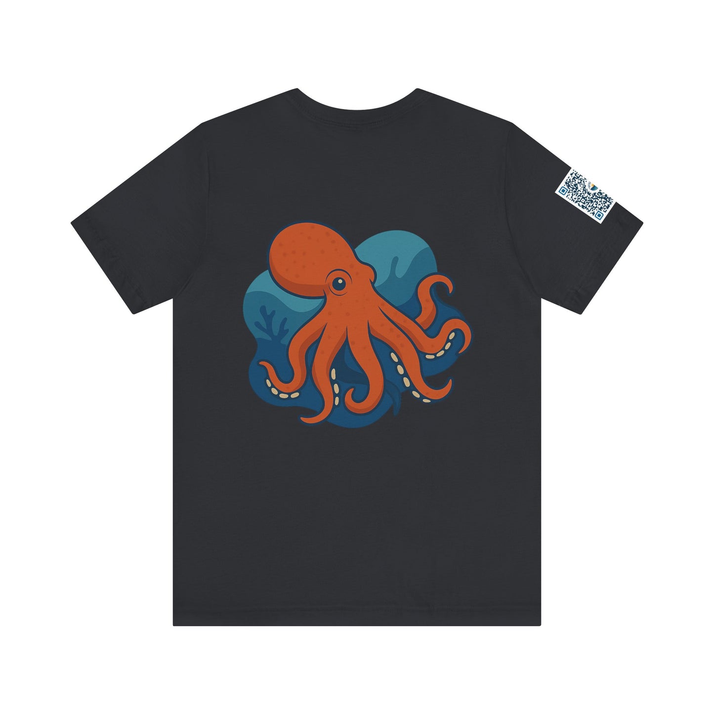 Ocean Vibes Unisex Jersey Tee with Octopus Design