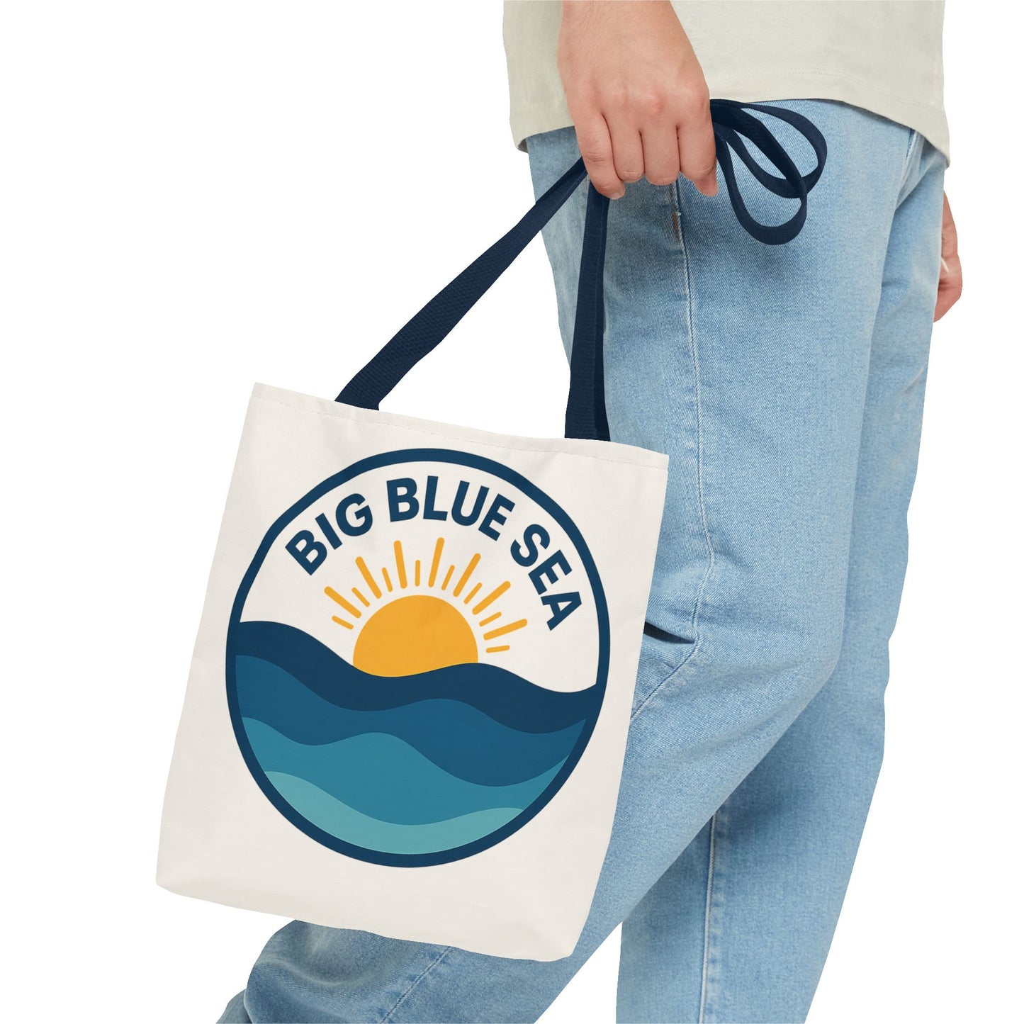Eco-Friendly Ocean Awareness Tote Bag - Perfect for Beach Lovers