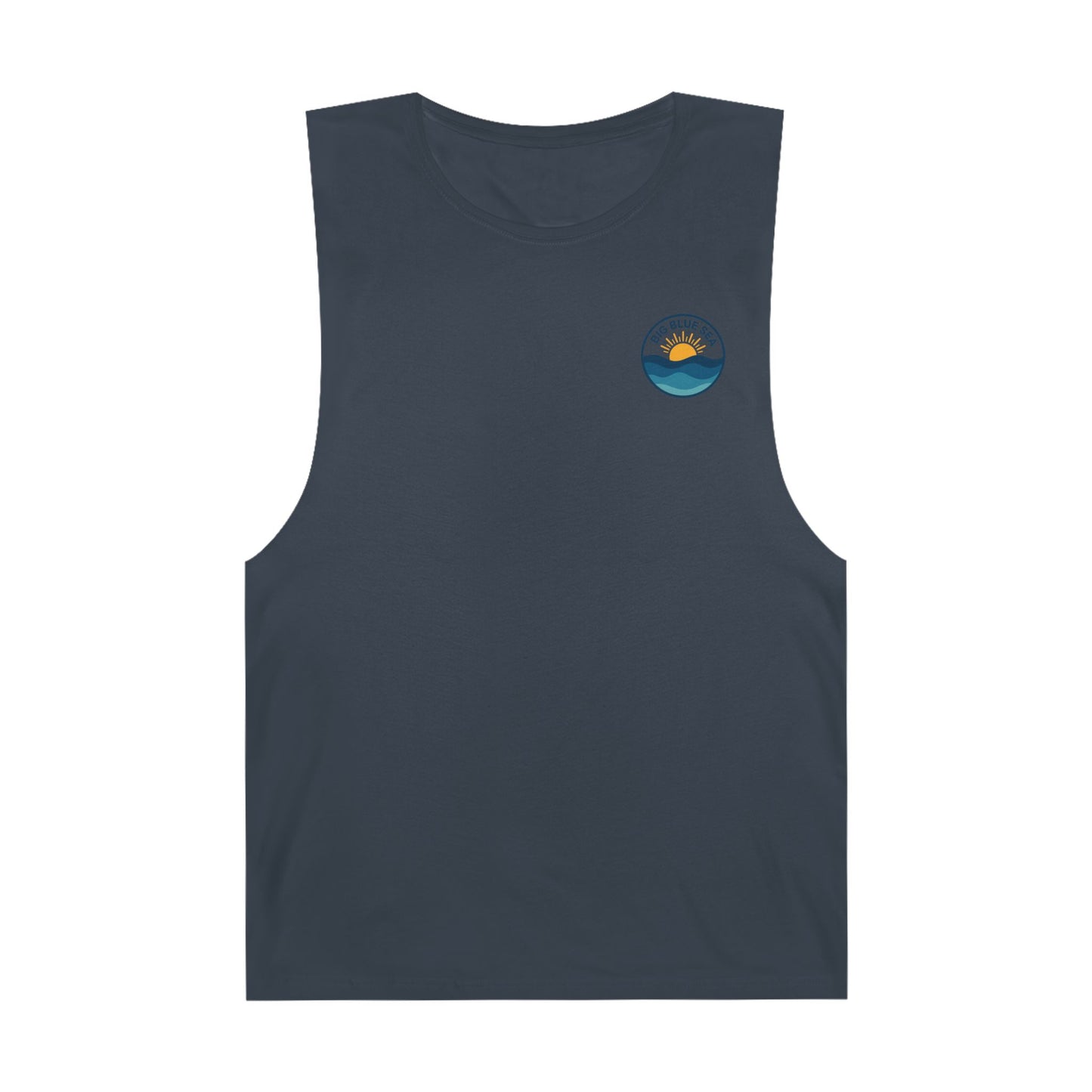 Unisex Big Blue Sea Tank - Relaxed Summer Vibe for Beach Lovers