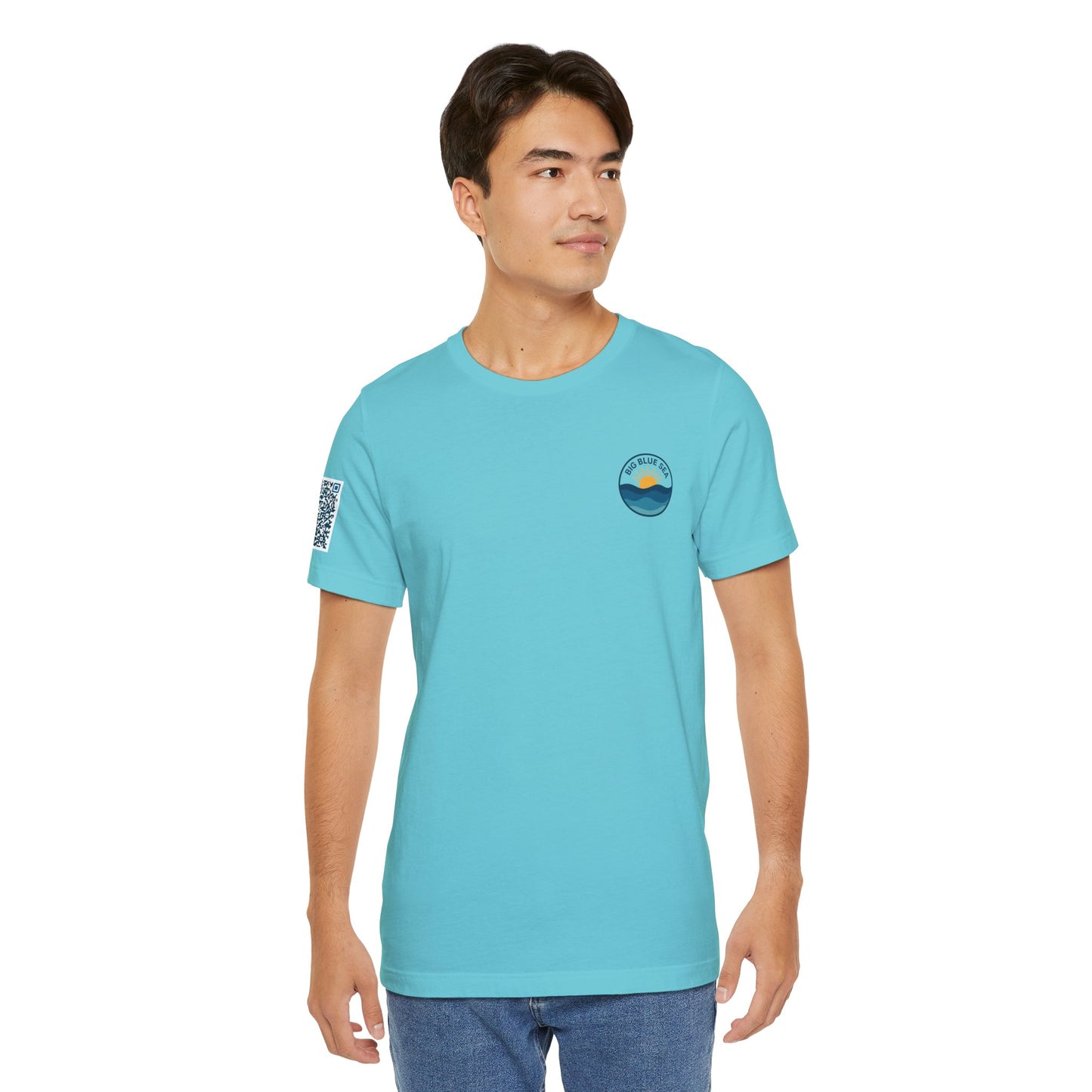 Ocean Vibes Unisex Jersey Tee with Octopus Design