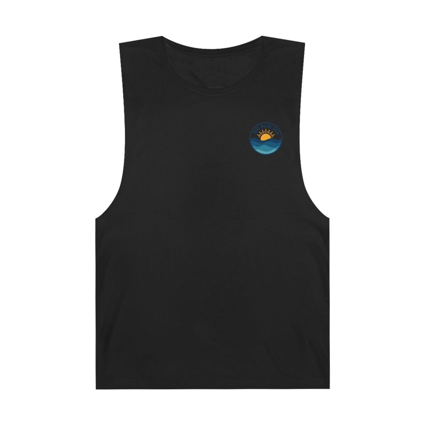 Unisex Big Blue Sea Tank - Relaxed Summer Vibe for Beach Lovers