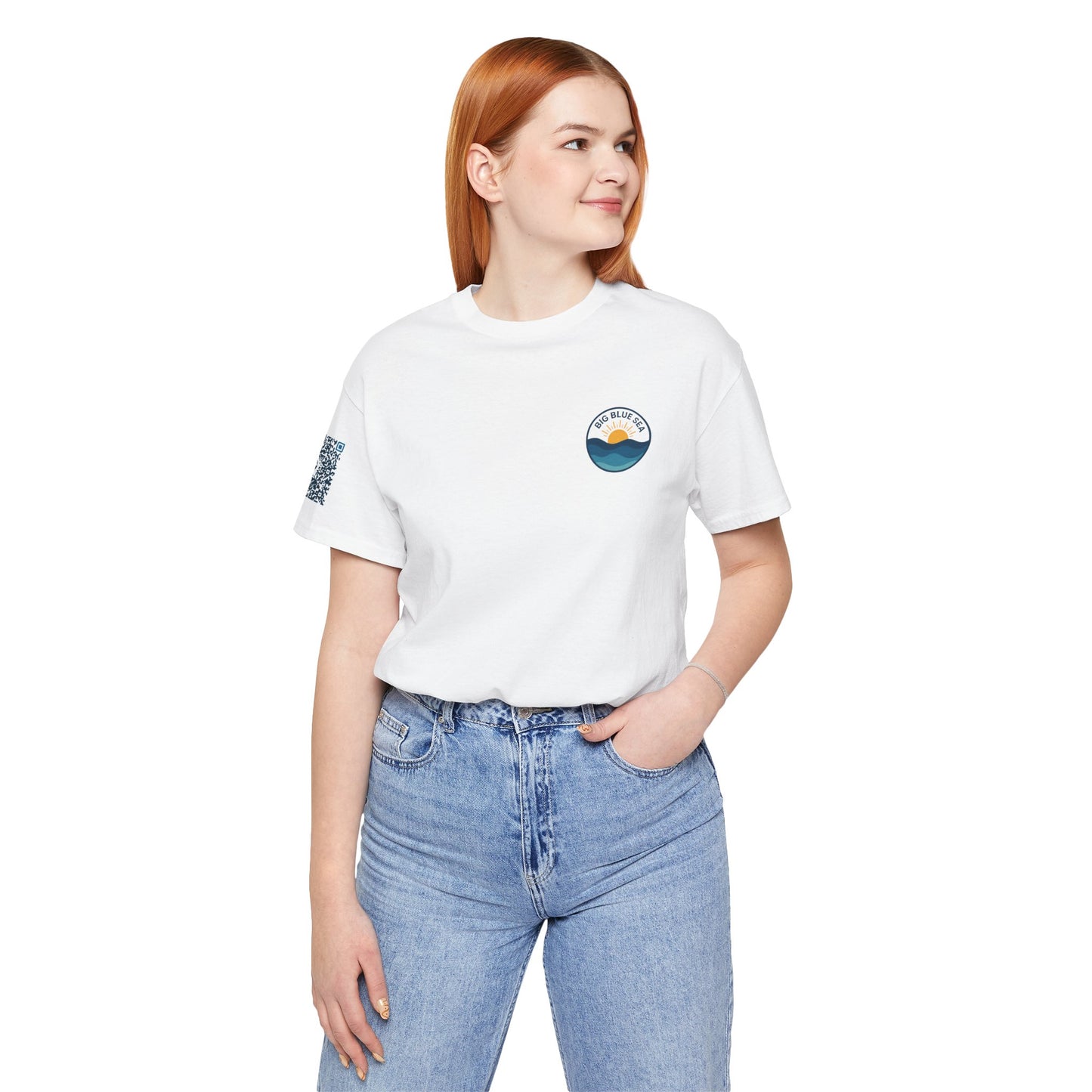 Ocean Vibes Unisex Jersey Tee with Octopus Design