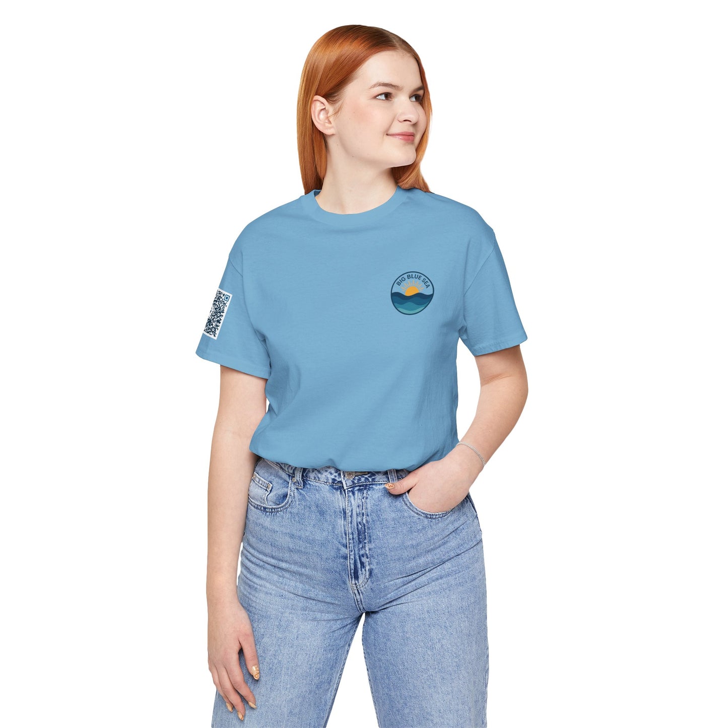Ocean Vibes Unisex Jersey Tee with Octopus Design