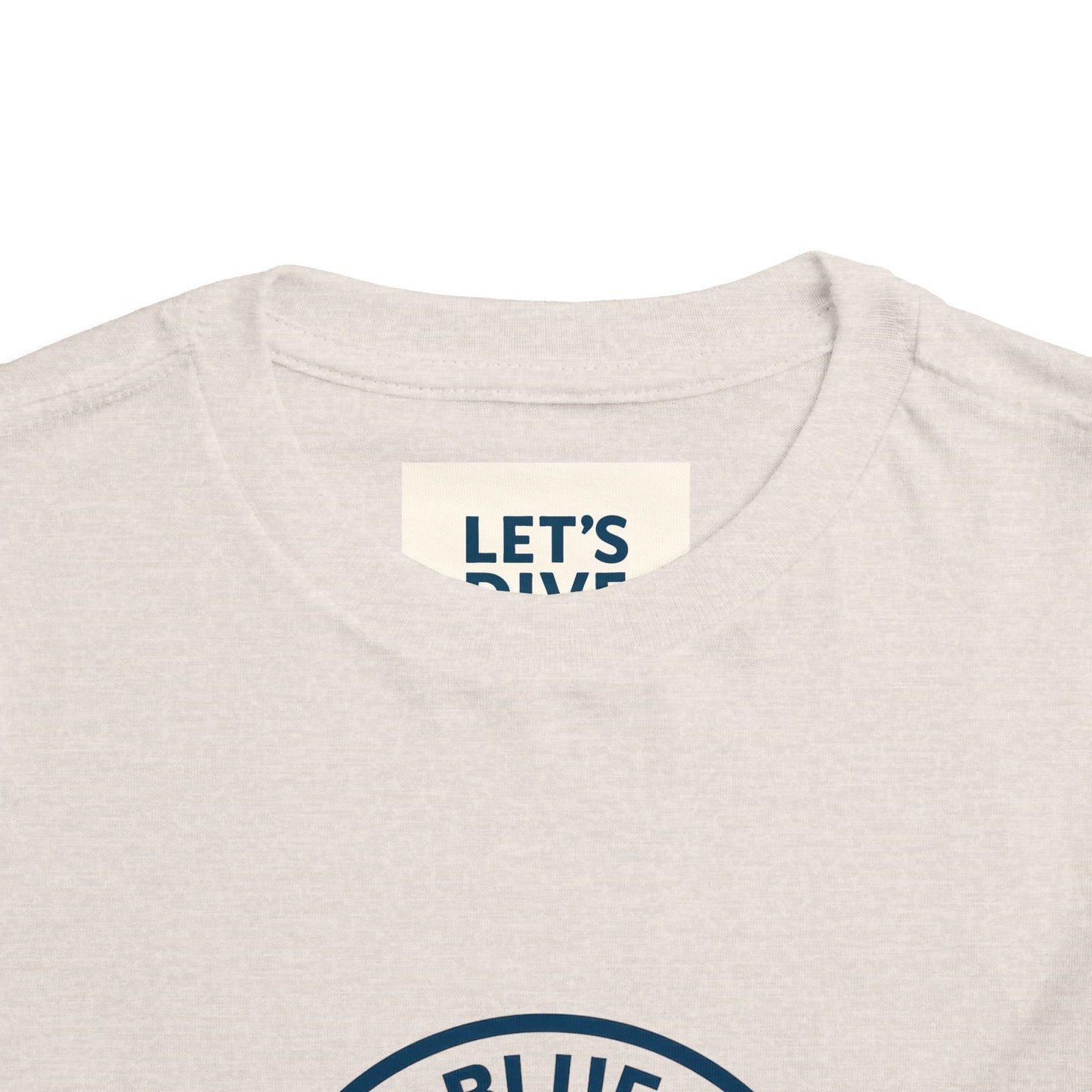 Big Blue Sea Toddler Tee - Cute Short Sleeve Shirt for Ocean Lovers