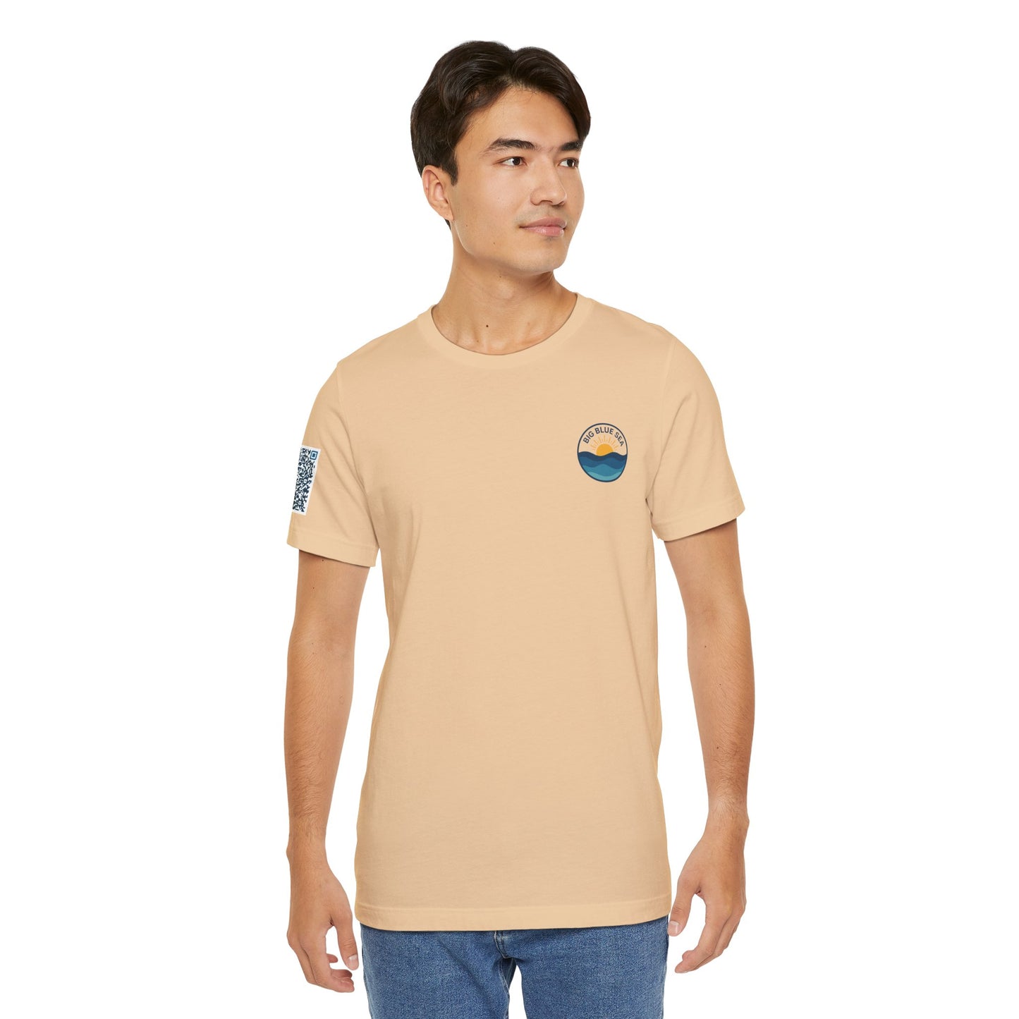 Ocean Vibes Unisex Jersey Tee with Octopus Design