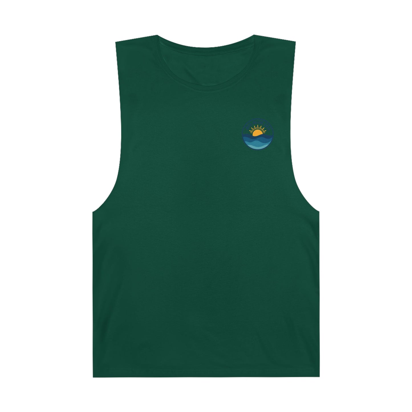 Unisex Big Blue Sea Tank - Relaxed Summer Vibe for Beach Lovers