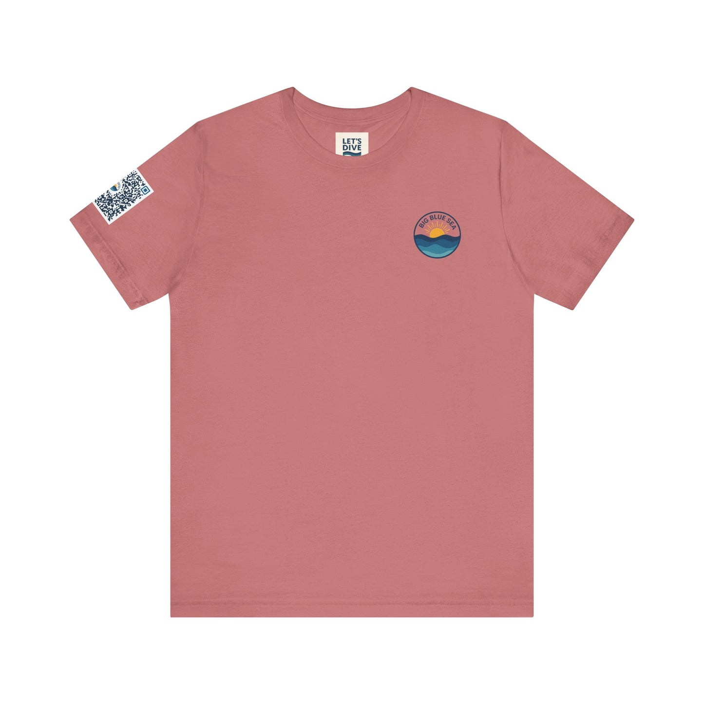 Ocean Vibes Unisex Jersey Tee with Octopus Design