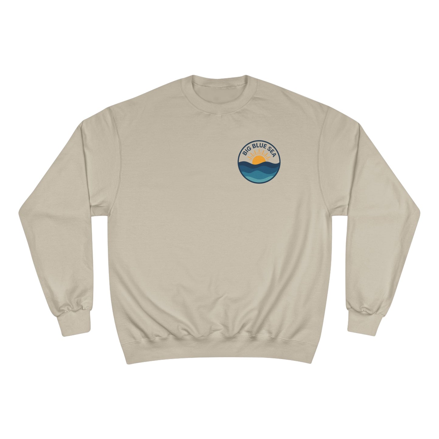 Big Blue Sea Champion Sweatshirt - Coastal Vibes for Beach Lovers