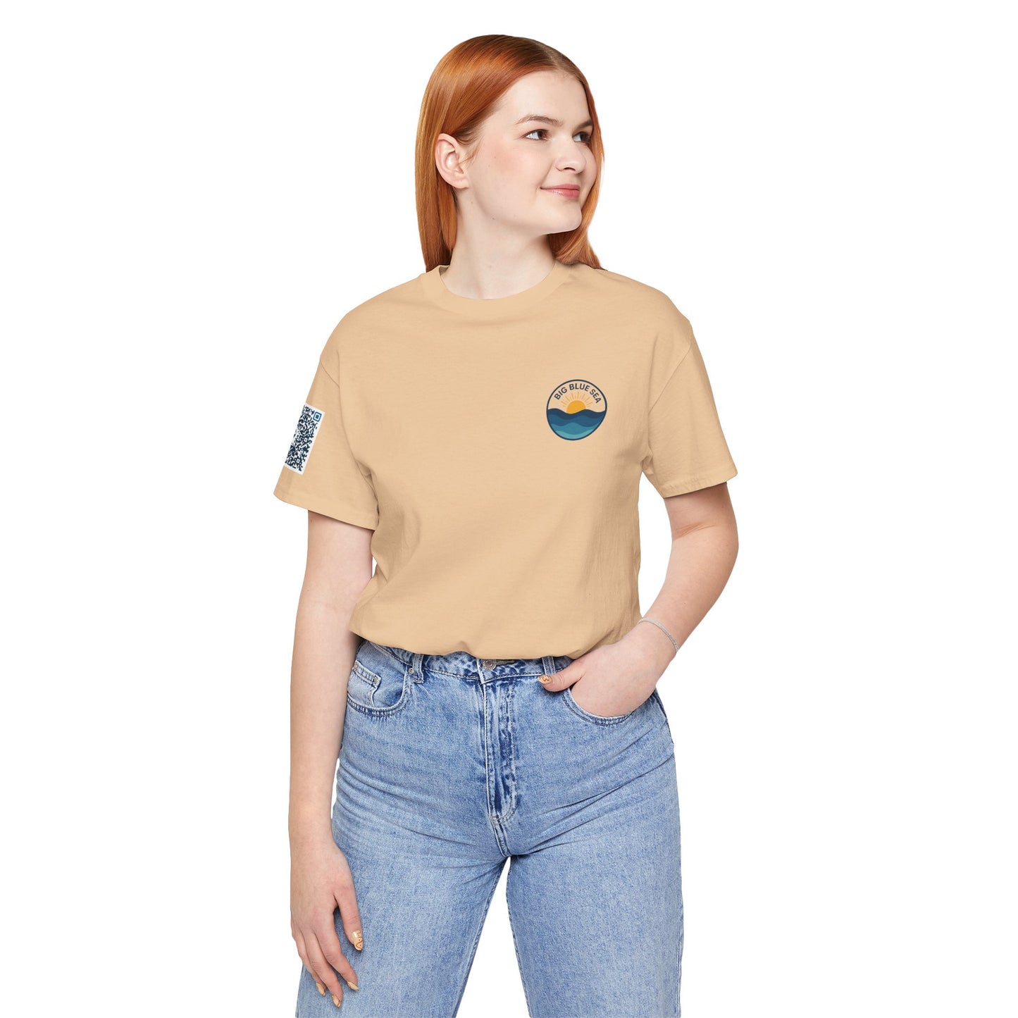 Ocean Vibes Unisex Jersey Tee with Octopus Design