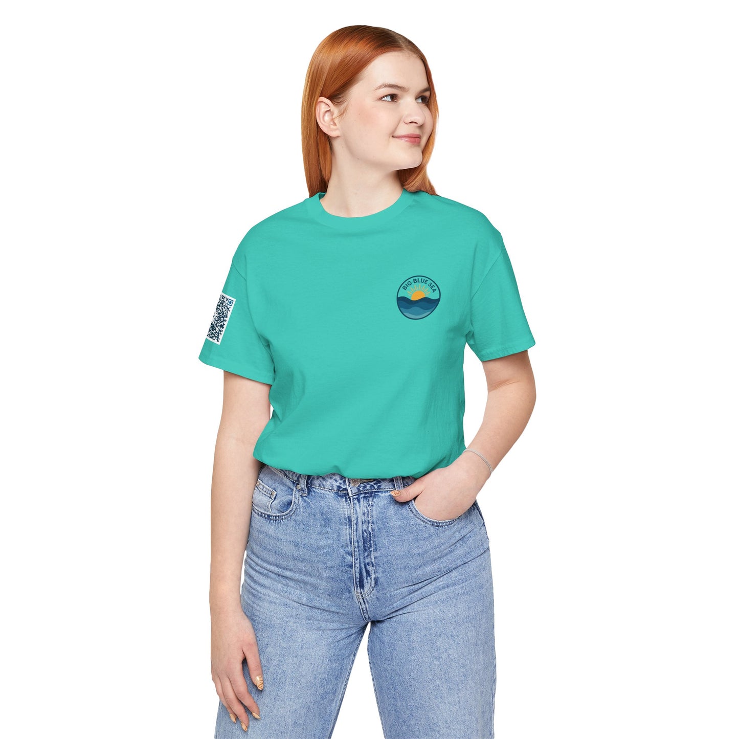 Ocean Vibes Unisex Jersey Tee with Octopus Design