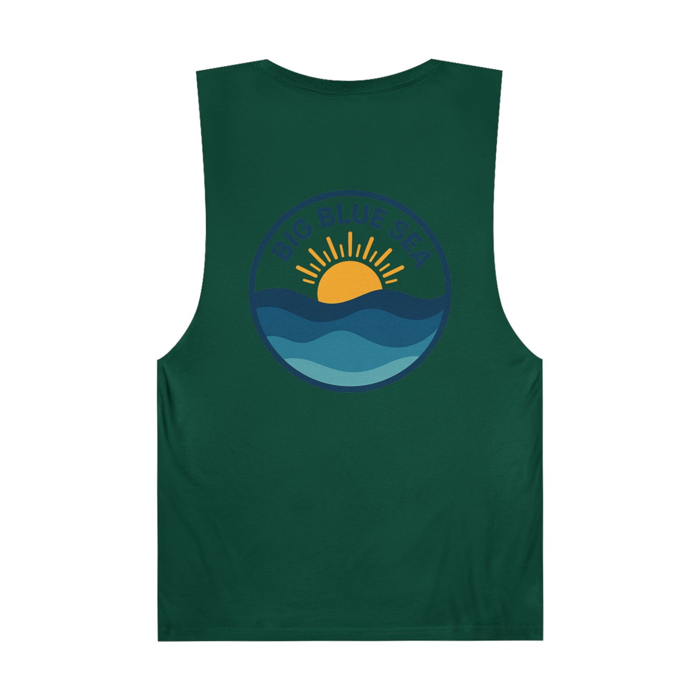 Unisex Big Blue Sea Tank - Relaxed Summer Vibe for Beach Lovers