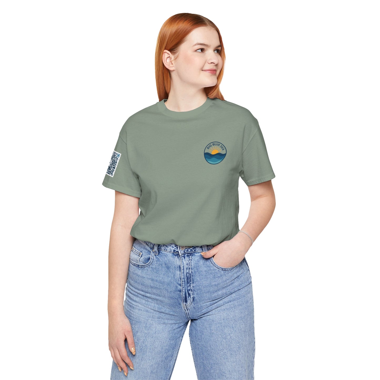 Ocean Vibes Unisex Jersey Tee with Octopus Design