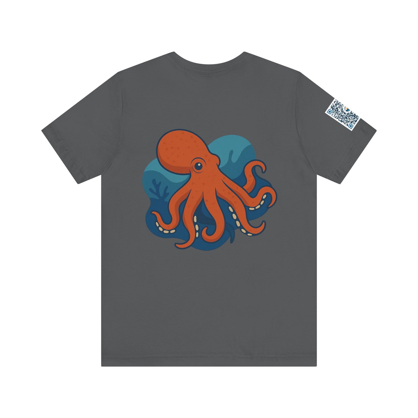 Ocean Vibes Unisex Jersey Tee with Octopus Design