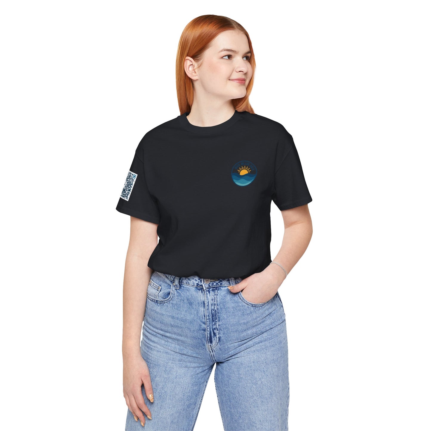 Ocean Vibes Unisex Jersey Tee with Octopus Design