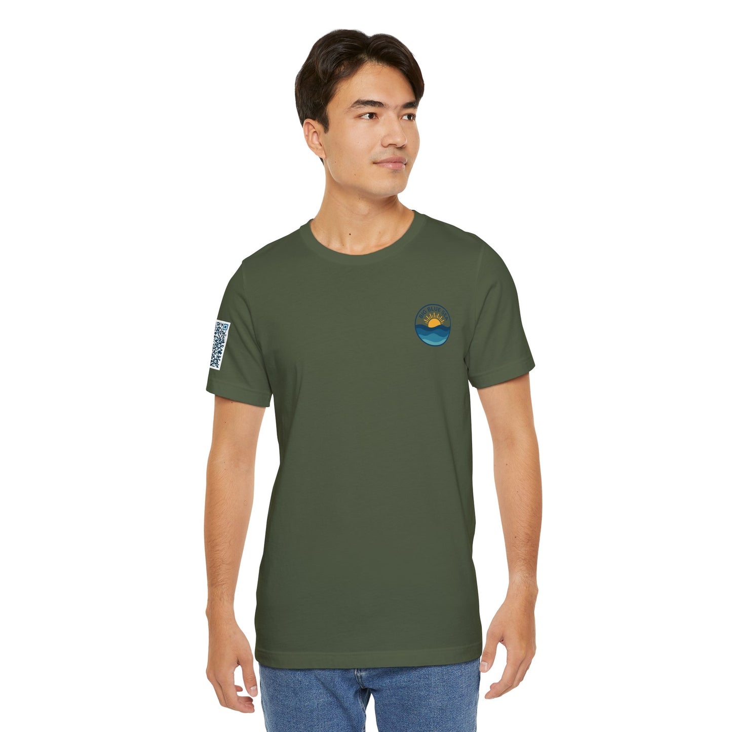 Ocean Vibes Unisex Jersey Tee with Octopus Design
