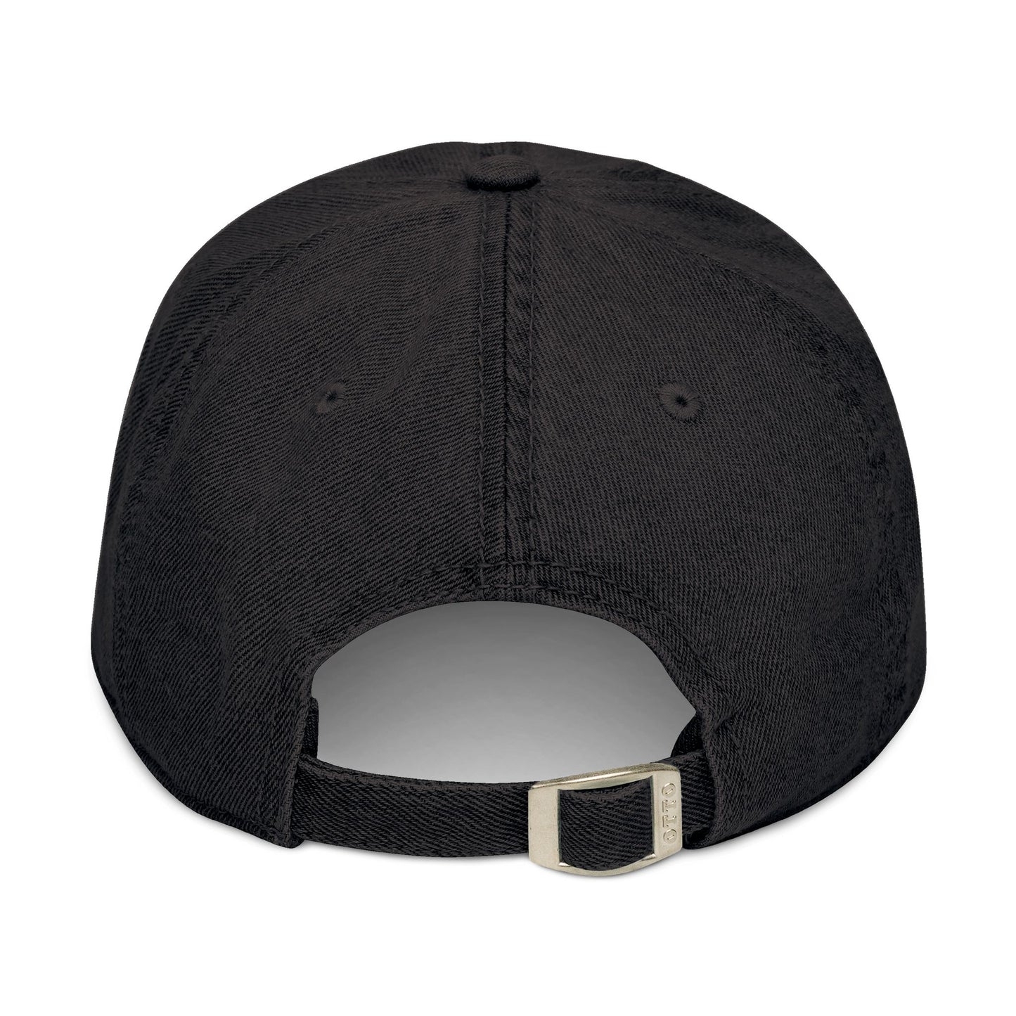 Embroidered Denim Hat - Coastal Sunrise Design